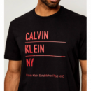Camiseta CALVIN KLEIN Ny Negra