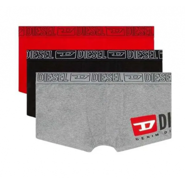 3Pack Boxer Diesel rojo-negro-gris