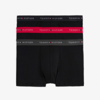 3PACK Boxer TOMMY HILFIGER Negros Cintura Elástica Colores