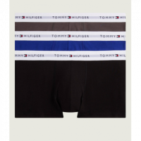 3PACK Boxer TOMMY HILFIGER Negro-gris-azul