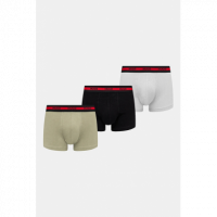 3PACK Boxer HUGO Negro-gris-verde