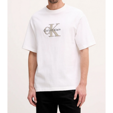 Camiseta CALVIN KLEIN Blanca Logo Frontal