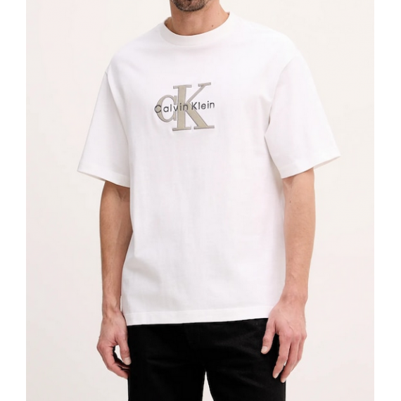 Camiseta CALVIN KLEIN Blanca Logo Frontal