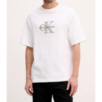 Camiseta CALVIN KLEIN Blanca Logo Frontal