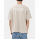 Camiseta CALVIN KLEIN Beige Logo Espalda