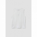 Camiseta ANTONY MORATO sin Mangas Blanca