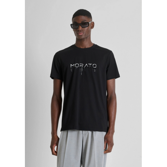 Camiseta ANTONY MORATO Logo Frontal Negra