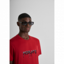 Camiseta ANTONY MORATO Logo Frontal Roja