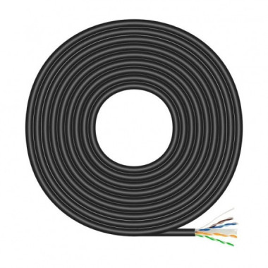 Cable de Red Bobina CAT.6 Utp 100M AISENS Black