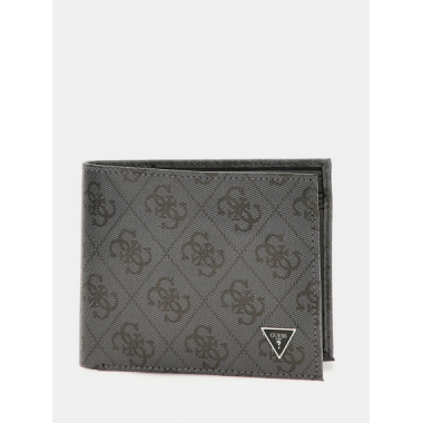 Cartera GUESS Milano Gris Estampado 4G