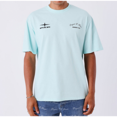 Camiseta ProjectXParis Members' club turquesa