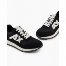 Sneaker ARMANI EXCHANGE Negro Logotipo Contraste