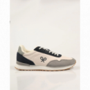 Sneaker Silbon Multicolor Azul y Blanco