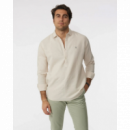 Polera Bvmprs Lino crema
