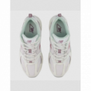 Sneaker New Balance 530 blanco rosa