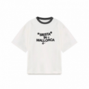 Camiseta Noir Essence sleeping blanca-negra