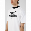 Camiseta Noir Essence sleeping blanca-negra