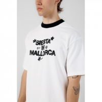 Camiseta Noir Essence sleeping blanca-negra