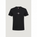 Camiseta TOMMY JEANS Negra Logo Espalda