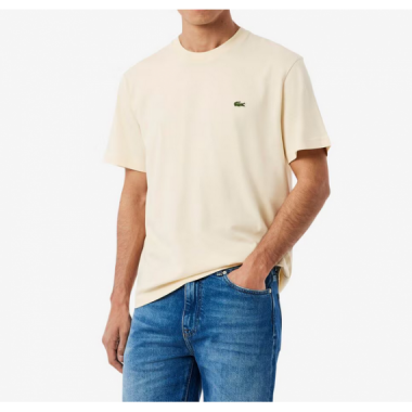 Camiseta LACOSTE B&aacute;sica Beige