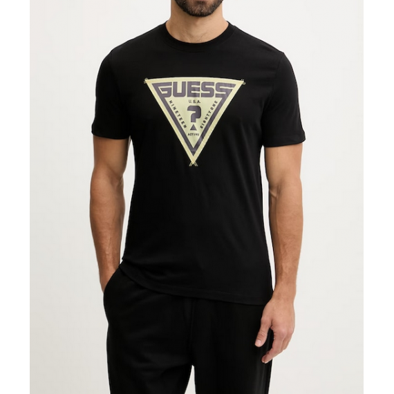 Camiseta GUESS Luta Negra