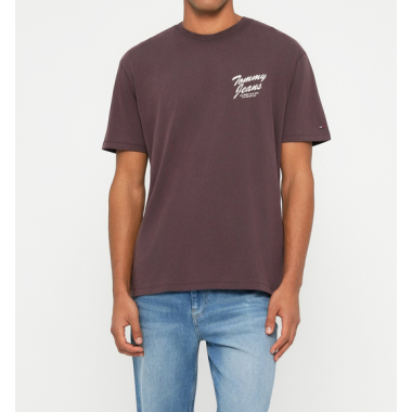 Camiseta TOMMY JEANS Novelty Tee Rich Brown