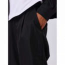 Pantalon ProjectXParis de pinzas negro