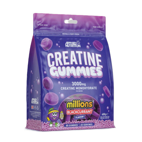 Creatine Gummies 3000 Applied Nutrition - 80 Gum  BIOTECH USA