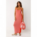 Vestidos Vestido SKFK Maya Naranja