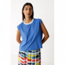 Camisetas Mujer Camiseta SKFK Zuntz Azul