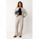 Pantalones Pantalón SKFK Haide Beige