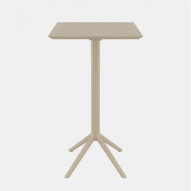 Mesa Sky Alta Plegable 60 Cm para Exterior &ndash; Mesa de Bar para Terraza y Hosteler&iacute;a Siesta Exclusive&reg;  LA SIESTA