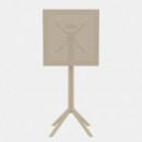 Mesa Sky Alta Plegable 60 Cm para Exterior – Mesa de Bar para Terraza y Hostelería Siesta Exclusive®  LA SIESTA