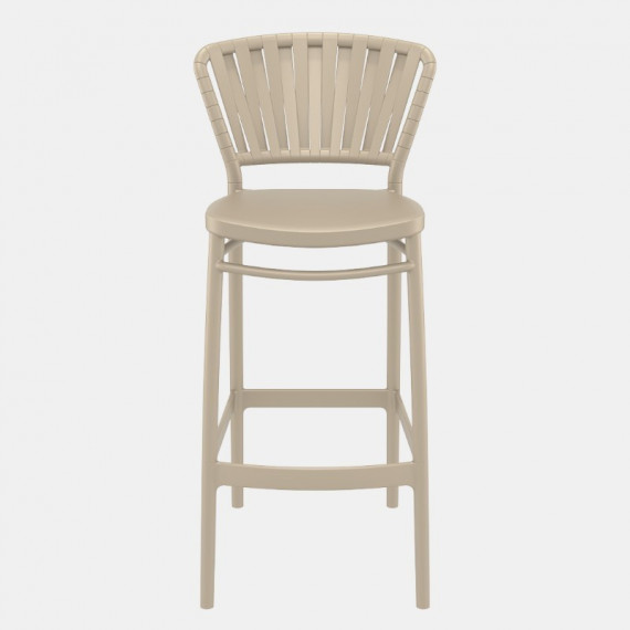 Taburete Portofino Bar 75 para Exterior – Taburete Alto de Diseño para Terraza y Hostelería Siesta Exclusive®  LA SIESTA