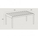 Mesa Paris Lounge para Jardín y Terraza – Mesa Baja Exterior de Diseño Moderno Siesta Exclusive®  LA SIESTA