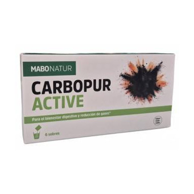 Mabonatur Carbopur Active 6 Sobres 1,8G Melocoto  MABO-FARMA S.A.