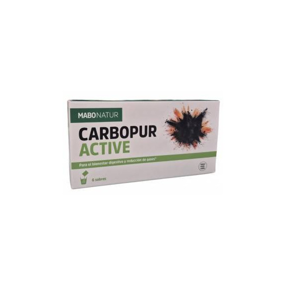 Mabonatur Carbopur Active 6 Sobres 1,8G Melocoto  MABO-FARMA S.A.