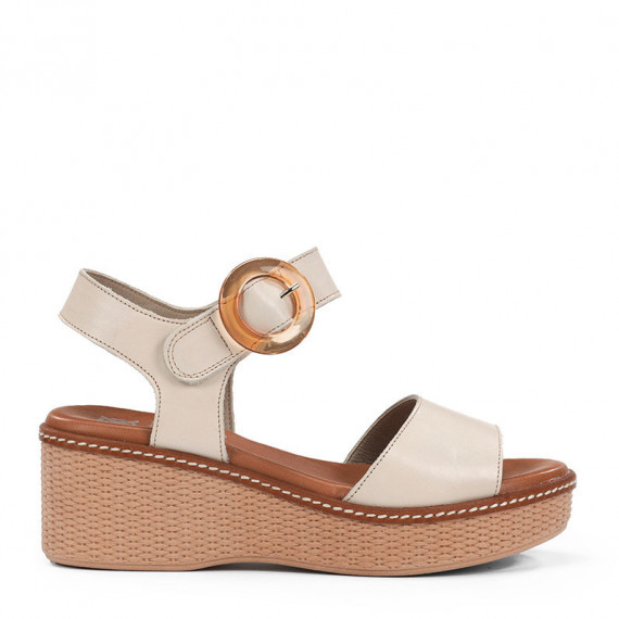 FLUCHOS Sandalias Nido Taupe D9450-TI-TIBET Raw