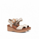 FLUCHOS Sandalias Nido Taupe D9450-TI-TIBET Raw