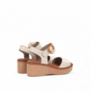 FLUCHOS Sandalias Nido Taupe D9450-TI-TIBET Raw