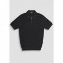 Polo Regular Fit de Algodón Jacquard de ANTONY MORATO