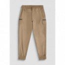 Pantalones Cargo Regular Fit «tony» de Mezcla de Algodón y Viscosa de ANTONY MORATO