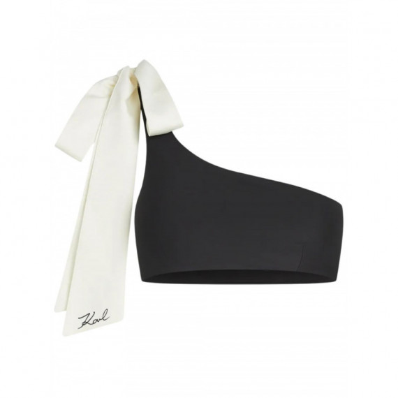 KARL LAGERFELD - Karl Bow Bikini Top - 999 - B2W46027/999