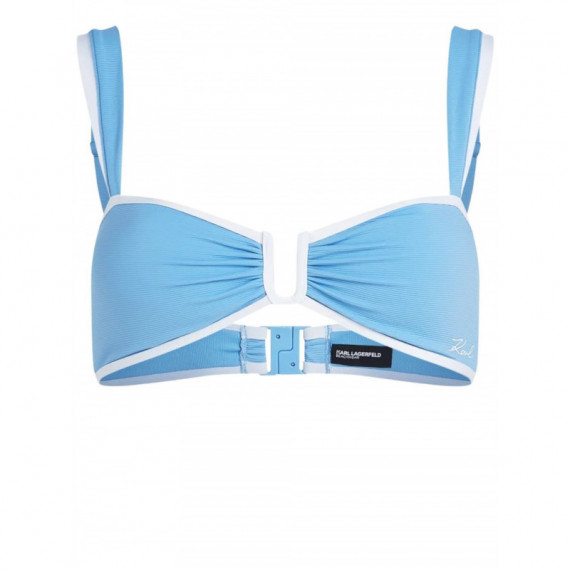 KARL LAGERFELD - Signature Bandeau Bikini Top - 349 - B2W46022/349