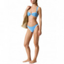 KARL LAGERFELD - Signature Bandeau Bikini Top - 349 - B2W46022/349