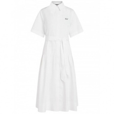 KARL LAGERFELD - shirt dress - 100 - B2W13017/100