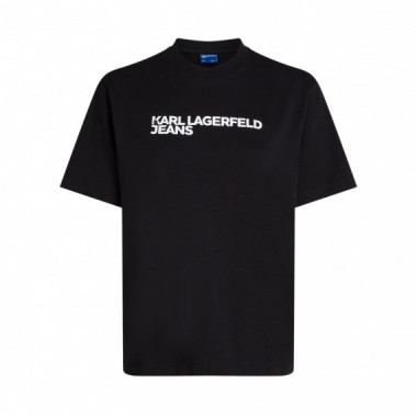 KARL LAGERFELD Camiseta Essential Negra A1W17005-999