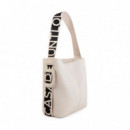 Bolso Contrast Nylon Strap  LOLA CASADEMUNT