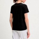 Camiseta Outline Rhinestone Logo  DKNY