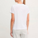 Camiseta Outline Rhinestone Logo  DKNY